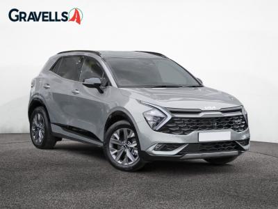 Used 2022 Kia SPORTAGE 1.6 T-GDi MHEV GT-Line SUV 5dr Petrol Hybrid DCT Euro 6 (s/s) (148 bhp) lunar silver at Gravells