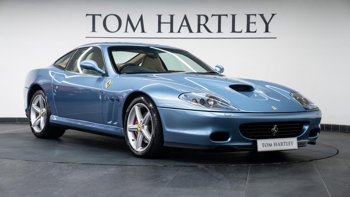 Used 2002 Ferrari 575M Maranello F1 Fiorano Handling Package Azzurro California Metallizzato at Tom Hartley