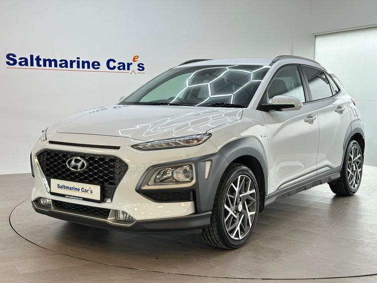 Used 2020 Hyundai KONA 1.6 h-GDi Premium SUV 5dr Petrol Hybrid DCT Euro 6 (s/s) (141 ps) Chalk White at #sitename#