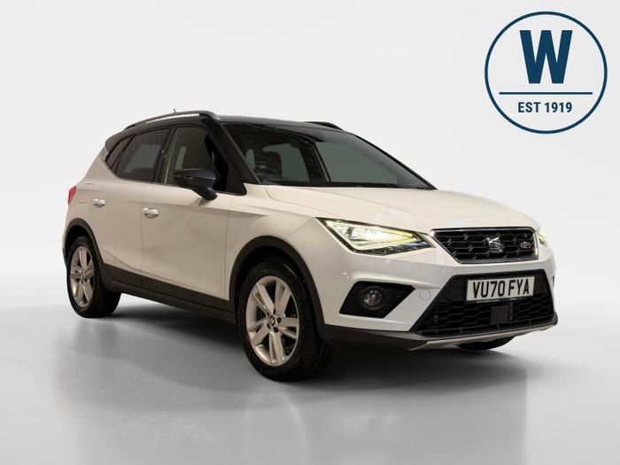 Used 2020 SEAT Arona 1.0 TSI GPF FR SUV 5dr Petrol Manual Euro 6 (s/s) (115 ps) White at Gravells