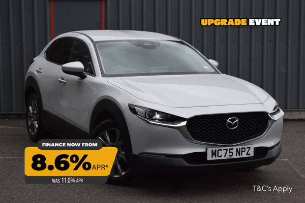 Used 2026 Mazda CX-30 2.5 e-Skyactiv G MHEV 140 Exclusive-Line 5dr Auto White at SERE Motors