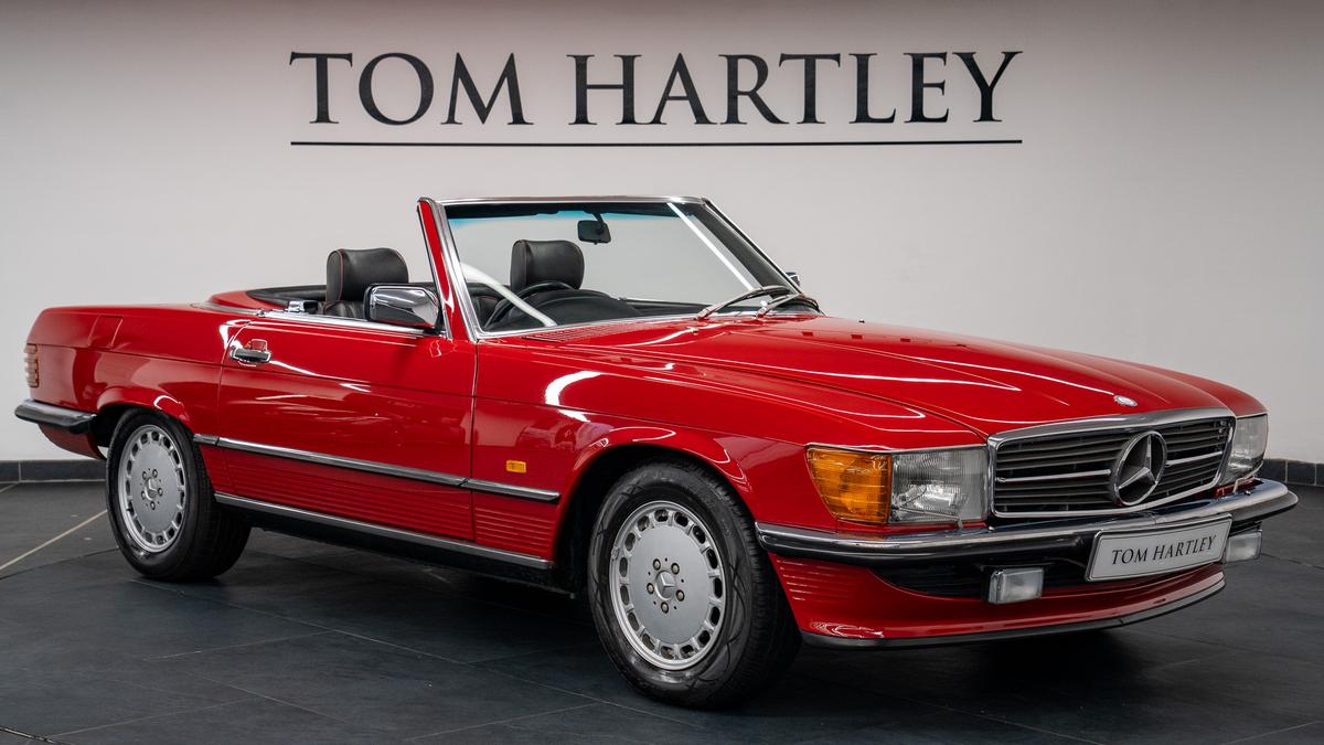 Used 1989 Mercedes-Benz 300 SL Signal Red at Tom Hartley