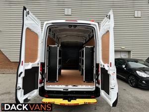 2022 Ford Transit L3H3 RWD, Utility, Civils, Towing Axel, Metal Racking ...