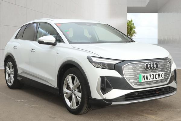 Used 2023 Audi Q4 150kW 40 82kWh S Line 5dr Auto White at SERE Motors