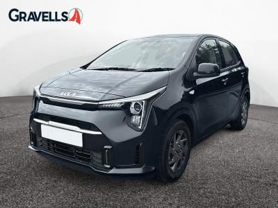 Used 2024 Kia PICANTO 1.0 2 Hatchback 5dr Petrol AMT Euro 6 (s/s) (62 bhp) MIDNIGHT BLACK at Gravells