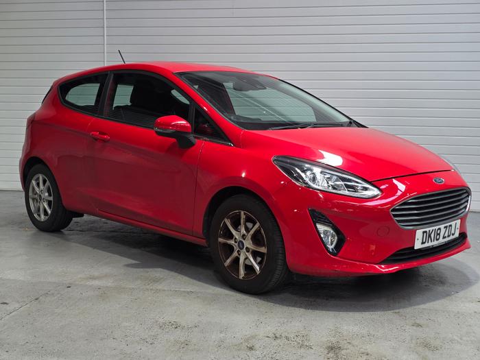 Used 2018 Ford Fiesta 1.1 Ti-VCT Zetec Hatchback 3dr Petrol Manual Euro 6 (s/s) (85 ps) Red at Gravells