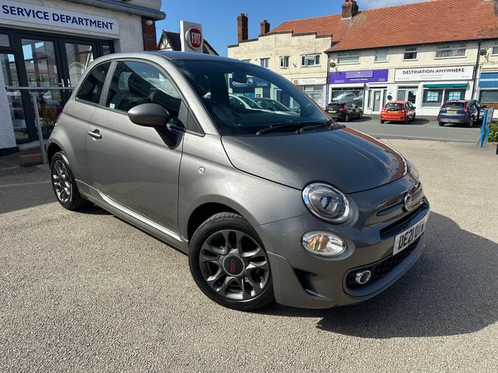 Used 2021 Fiat 500 SPORT MHEV GREY at Windsors of Wallasey