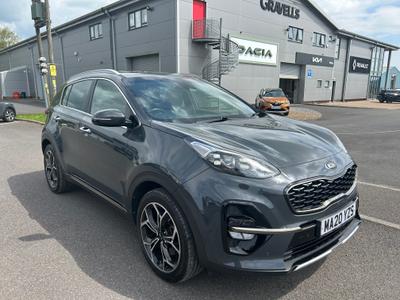 Used 2020 Kia SPORTAGE 1.6 T-GDi GT-Line SUV 5dr Petrol Manual Euro 6 (s/s) (174 bhp) Grey at Gravells