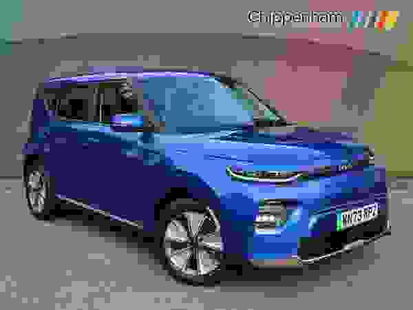 Used 2023 KIA SOUL 100kW Urban 39kWh 5dr Auto Premium one tone metallic paint - Neptune Blue at Chippenham Motor Company