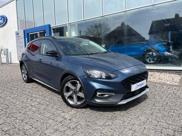 Used 2020 Ford Focus 1.0T EcoBoost Active Hatchback 5dr Petrol Manual Euro 6 (s/s) (125 ps) Chrome Blue at Dinnages