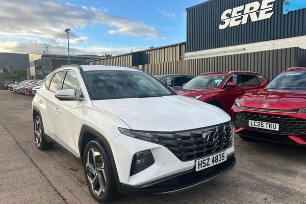 Used 2023 Hyundai TUCSON 1.6 TGDi Hybrid 230 Premium 5dr 2WD Auto White at SERE Motors