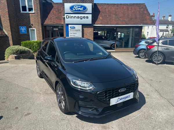 Used 2023 Ford Fiesta 1.0T EcoBoost ST-Line Hatchback 5dr Petrol Manual Euro 6 (s/s) (100 ps) Agate Black at Dinnages