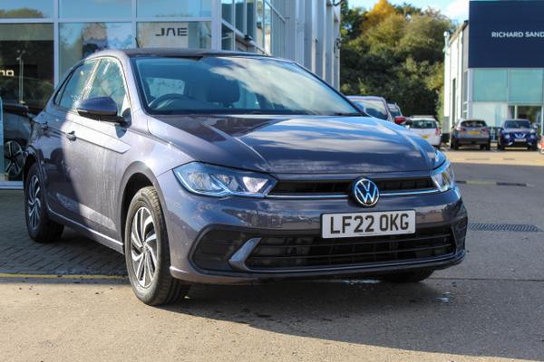 Used 2022 Volkswagen Polo 1.0 EVO Life Hatchback 5dr Petrol Manual Euro 6 (s/s) (80 ps) at Richard Sanders