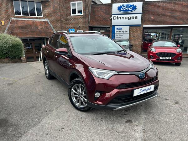 Used 2017 Toyota RAV4 2.5 VVT-h Excel SUV 5dr Petrol Hybrid CVT 4WD Euro 6 (s/s) (Safety Sense, Nav) (197 ps) at Dinnages