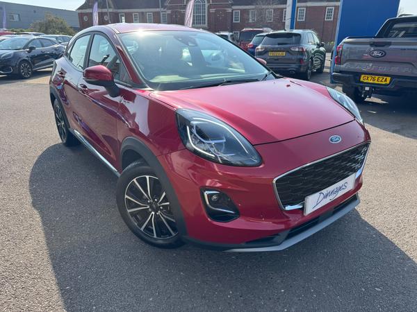Used 2023 Ford Puma 1.0T EcoBoost MHEV Titanium SUV 5dr Petrol Hybrid DCT Euro 6 (s/s) (125 ps) at Dinnages