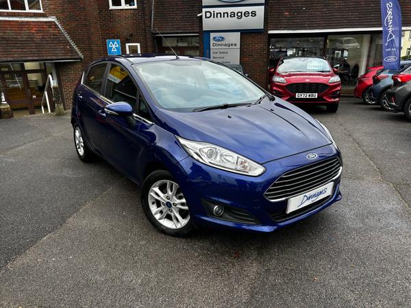 Used 2016 Ford Fiesta 1.0T EcoBoost Zetec Hatchback 5dr Petrol Powershift Euro 6 (100 ps) Deep Impact Blue at Dinnages