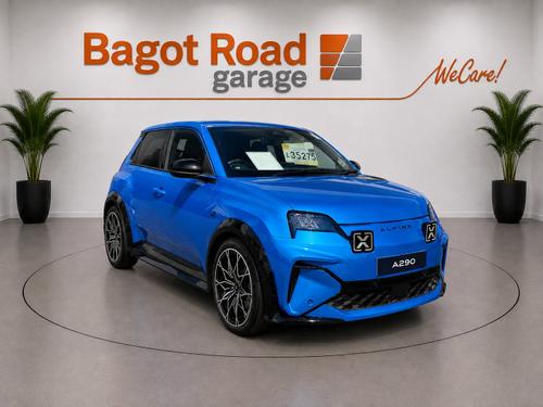 Used ~ Alpine A290 GTS + 220 hp 100% Electric Automatic Brand new and available for immediate delivery Alpine Vision Blue Metallic Paint at Bagot Road