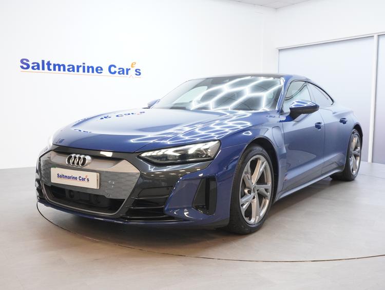 Used 2023 Audi e-tron GT 93.4kWh Saloon 4dr Electric Auto quattro (476 ps) Blue at #sitename#