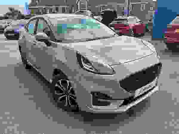Used 2022 Ford Puma 1.0T EcoBoost MHEV ST-Line SUV 5dr Petrol Hybrid Manual Euro 6 (s/s) (125 ps) Grey Matter at Dinnages