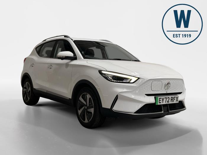 Used 2022 MG MG ZS 72.6kWh Trophy Connect Long Range SUV 5dr Electric Auto (156 ps) White at Windsors of Wallasey