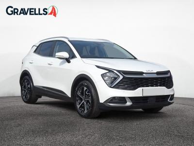 Used 2025 Kia SPORTAGE 1.6 T-GDi MHEV 3 SUV 5dr Petrol Hybrid DCT Euro 6 (s/s) (157 bhp) White at Gravells