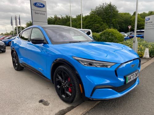 Used 2023 Ford MUSTANG MACH-E ALL-ELECTRIC PREMIUM EXTENDED RANGE TECH PACK+ LOW MILEAGE Grabber Blue at Lawtons of Tadcaster