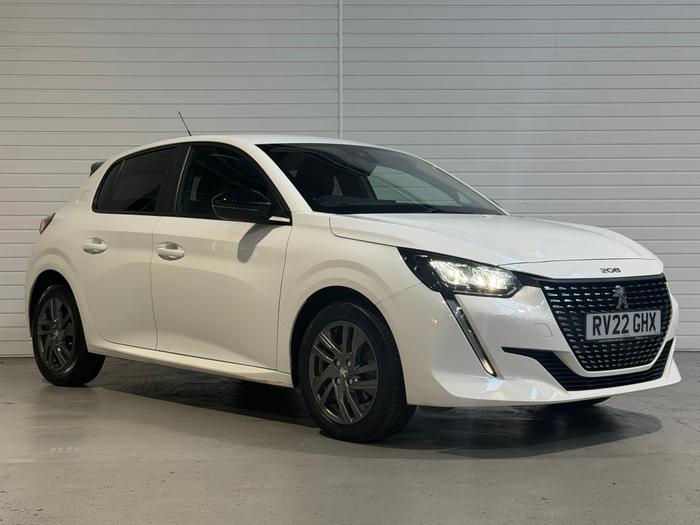 Used 2022 Peugeot 208 1.2 PureTech Active Premium + Hatchback 5dr Petrol EAT Euro 6 (s/s) (100 ps) White at Gravells