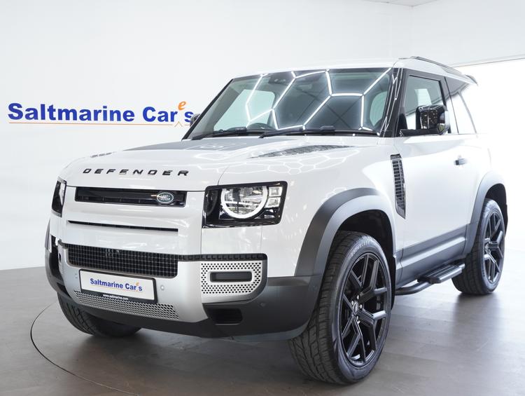 Used 2023 Land Rover Defender 90 3.0 D250 MHEV Hard Top SUV 3dr Diesel Auto 4WD SWB Euro 6 (s/s) (250 ps) Yulong White at #sitename#