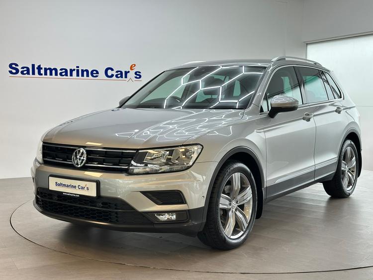 Used 2019 Volkswagen Tiguan 2.0 TDI Match SUV 5dr Diesel Manual Euro 6 (s/s) (150 ps) Silver at #sitename#