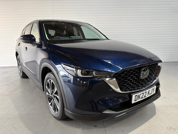 Used 2022 Mazda CX-5 2.2 SKYACTIV-D Sport Edition SUV 5dr Diesel Manual Euro 6 (s/s) (150 ps) Blue at Windsors of Wallasey