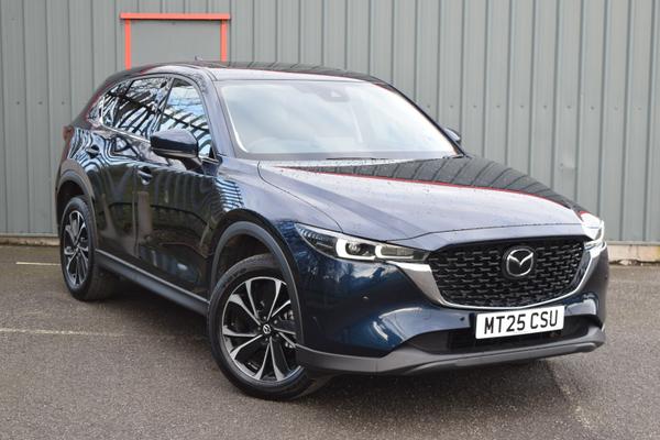 Used 2025 Mazda CX-5 2.0 e-Skyactiv G MHEV Exclusive-Line 5dr Auto Blue at SERE Motors