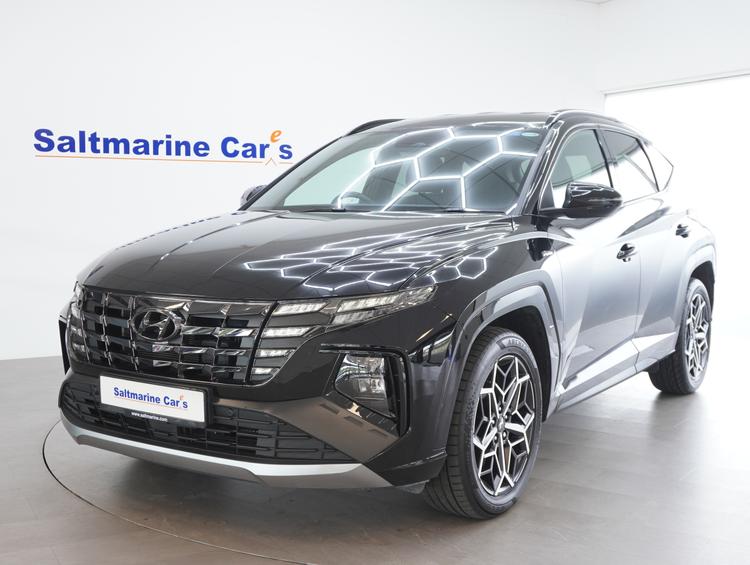 Used 2023 Hyundai TUCSON 1.6 h T-GDi N Line SUV 5dr Petrol Hybrid Auto Euro 6 (s/s) (230 ps) Phantom Black at #sitename#