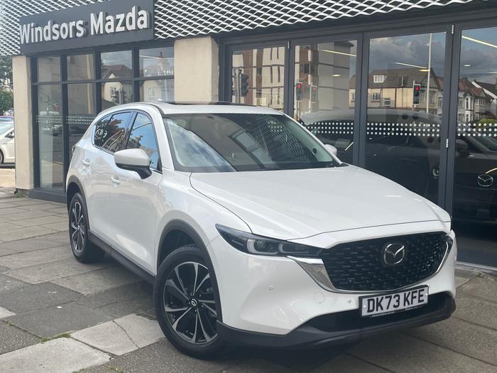 Used 2023 Mazda CX-5 EXCLUSIVE-LINE WHITE at Windsors of Wallasey