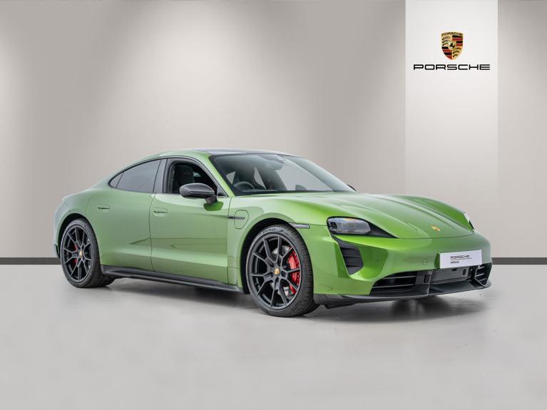 Used 2023 PORSCHE Taycan GTS Mamba Green Metallic at JCT600