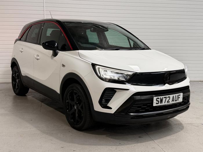 Used 2022 Vauxhall Crossland 1.2 Turbo GS Line SUV 5dr Petrol Manual Euro 6 (s/s) (110 ps) White at Gravells