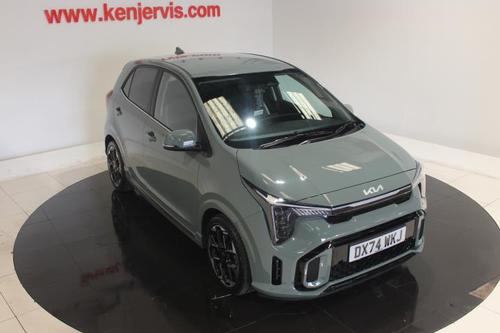 Used 2024 Kia Picanto 1.0 GT-Line Hatchback 5dr Petrol Manual Euro 6 (s/s) (62 bhp) Green at Ken Jervis