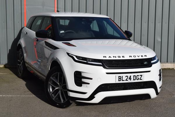 Used 2024 Land Rover RANGE ROVER EVOQUE 1.5 P300e Dynamic SE 5dr Auto White at SERE Motors