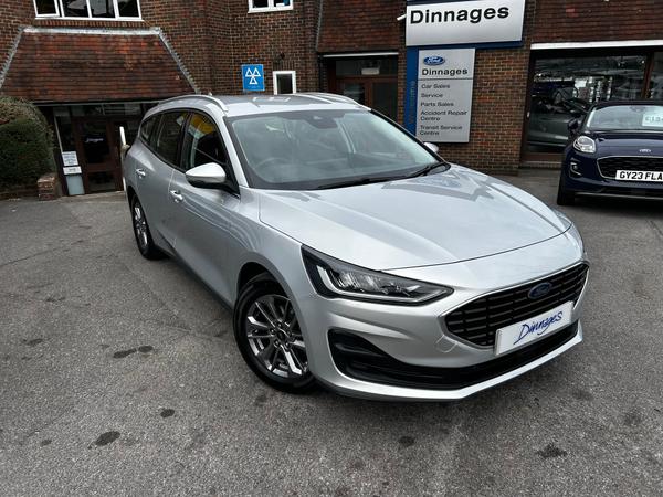 Used 2023 Ford Focus 1.0T EcoBoost Titanium Estate 5dr Petrol Manual Euro 6 (s/s) (125 ps) Moondust Silver at Dinnages