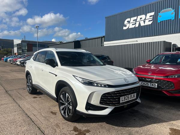 Used 2026 MG HS 1.5 T-GDI Hybrid+ Trophy 5dr Auto White at SERE Motors