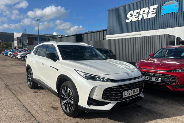 Used 2026 MG Motor UK HS 1.5 T-GDI Hybrid+ Trophy 5dr Auto White at SERE Motors
