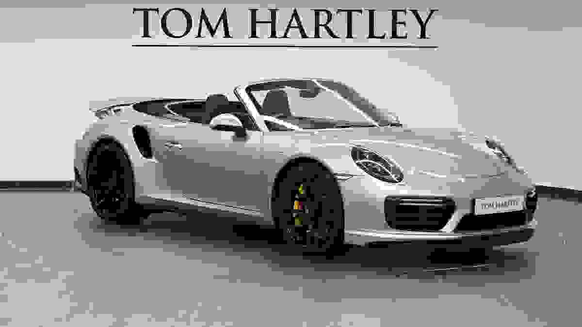 Used 2018 Porsche 911 TURBO S PDK SILVER at Tom Hartley