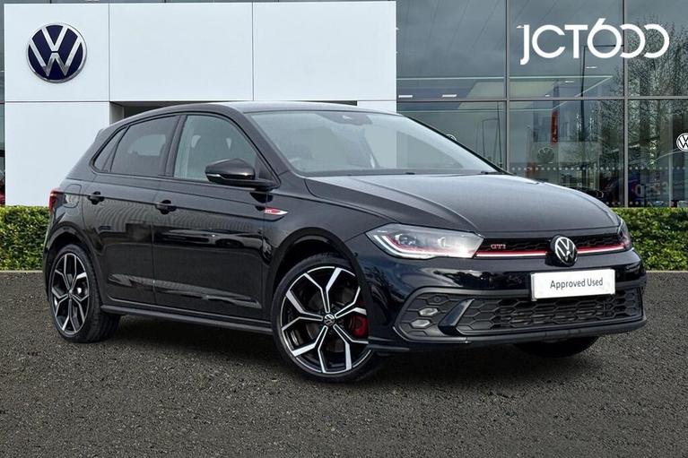 Used 2026 VOLKSWAGEN Polo 2.0 TSI GTI Hatchback 5dr Petrol DSG Euro 6 (s/s) (207 ps) Black at JCT600