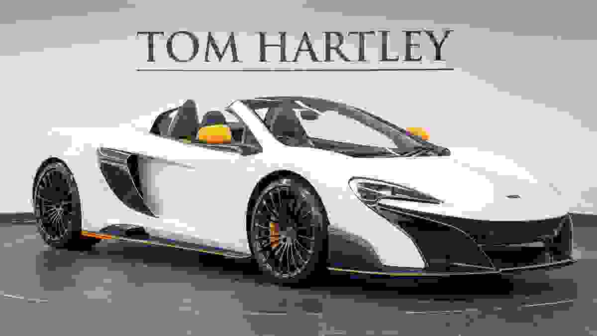 Used 2017 McLaren 675 LT Spider Silica White at Tom Hartley