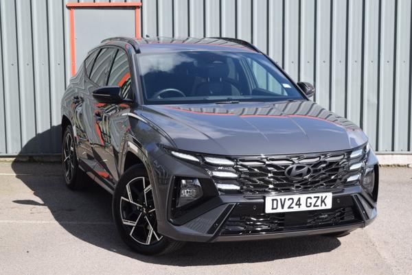 Used 2024 Hyundai TUCSON 1.6T Hybrid N Line 5dr Auto Grey at SERE Motors