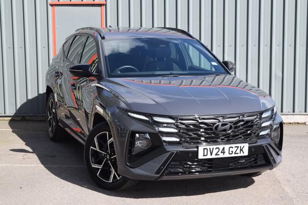 Used 2024 Hyundai TUCSON 1.6T Hybrid N Line 5dr Auto Grey at SERE Motors