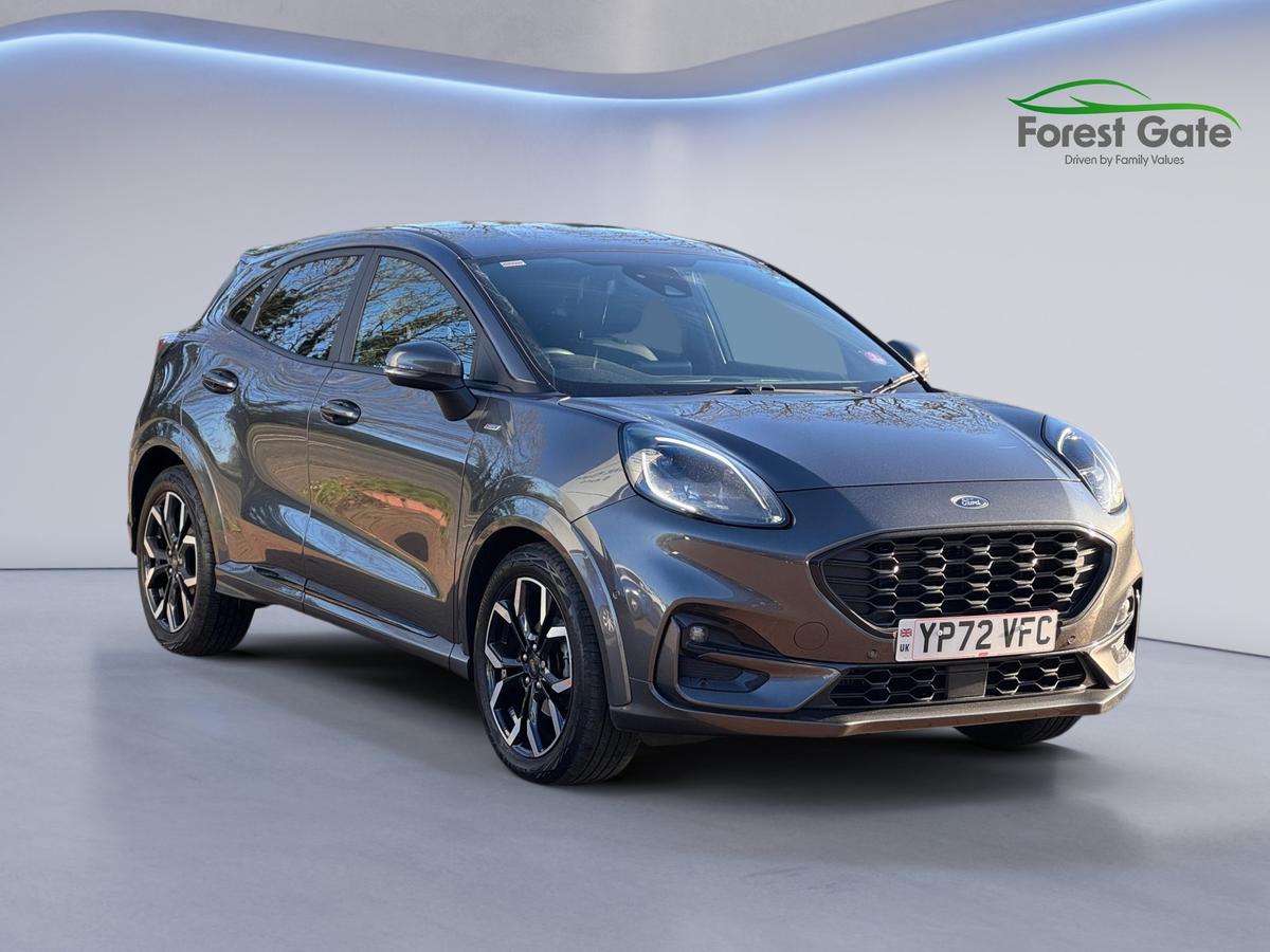 Used 2022 Ford Puma 1.0T EcoBoost MHEV ST Line X SUV 5dr Petrol Hybrid Manual Euro 6 16 995 24 000 miles Grey Forest Gate