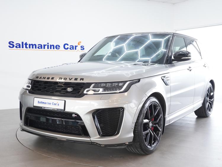 Used 2021 Land Rover Range Rover Sport 5.0 P575 V8 GPF SVR SUV 5dr Petrol Auto 4WD Euro 6 (s/s) (575 ps) SVO Premium Palette Flux Grey at #sitename#