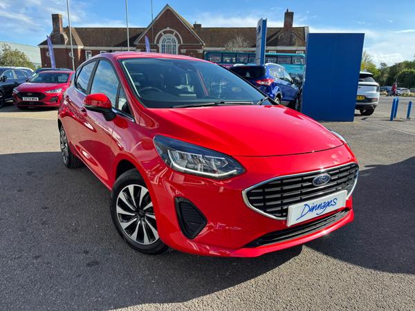 Used 2022 Ford Fiesta 1.0T EcoBoost Titanium Hatchback 5dr Petrol Manual Euro 6 (s/s) (100 ps) Race Red at Dinnages