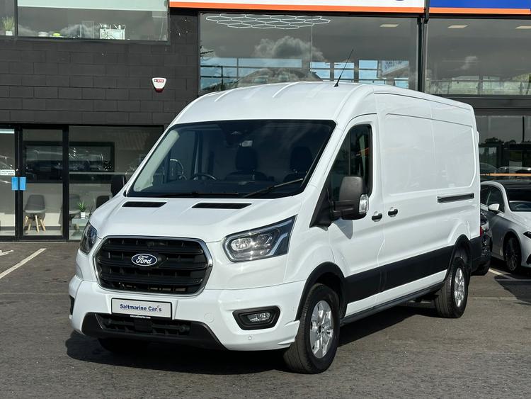 Used 2024 Ford Transit 2.0 350 EcoBlue Limited Panel Van 5dr Diesel Auto FWD L3 H2 Euro 6 (s/s) (130 ps) White at #sitename#