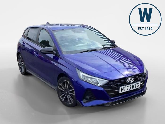 Used 2023 Hyundai i20 1.0 T-GDi MHEV N Line Hatchback 5dr Petrol Hybrid Manual Euro 6 (s/s) (120 ps) Blue at Gravells